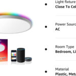 MELEGAN Smart Led Ceiling Light Flush Mount Review 2024: All You Need To Know